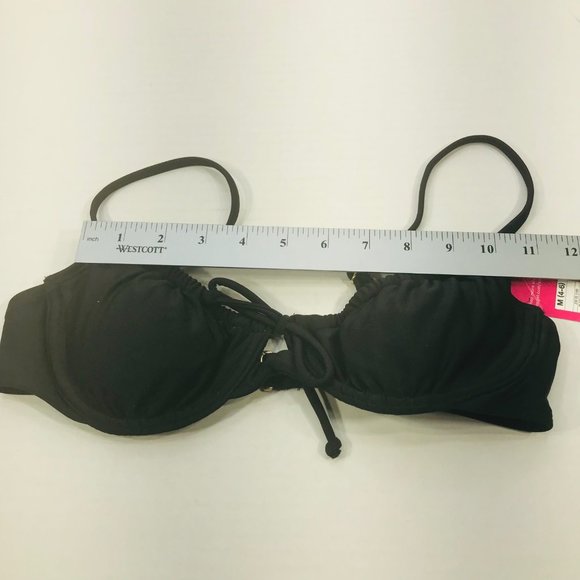 Xhilaration Women's Size Medium 4-6 Removable Pads Underwire Bikini Swim Top New - Picture 8 of 11